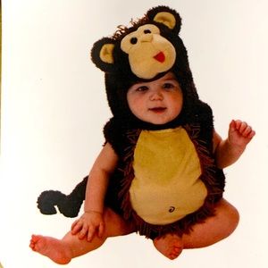 🐒 Monkey Costume (0-6 months)